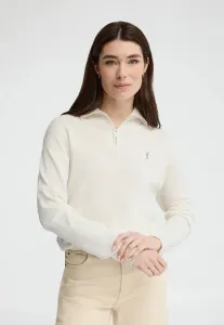 Джемпер ригби с застежкой-молнией Polo Club, Ecru