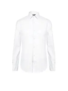 Marks & Spencer Рубашка на пуговицах приталенного кроя в белом цвете