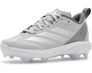 Унисекс бейсбольные бутсы Adidas Kids Adizero Instict Tpu 2.0 (Little Kid/Big Kid), Team Light Grey/Silver Metallic/Team Grey