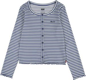 Футболка Levi's для девочек с длинным рукавом и рубчатой вязкой, Twilight Blue