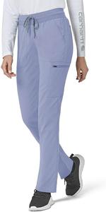 Carhartt Scrubs C52237 женские брюки с зауженным силуэтом Rugged Flex Modern Fit, Ceil Blue