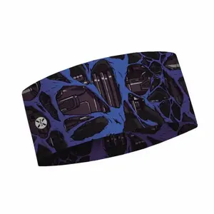 Повязка на голову Matt One Layer, синий