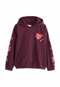 Худи Never Fully Dressed Hoodie, Burgundy Red Embroidery/Dark Red