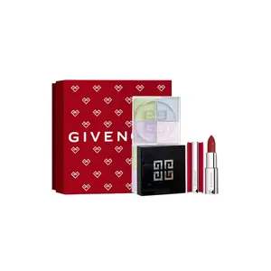 Givenchy Рассыпчатая пудра red velvet коробка лимитированная коллекция набор помад цвет лица #size 1+#n37