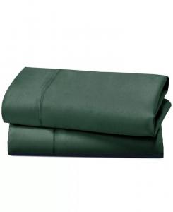 Набор наволочек — плотность нитей 400, 100% хлопковый сатин, набор из 2 наволочек, дышащие, охлаждающие, мягкие для качественного сна от California Design Den, зеленый