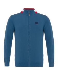 Вязаный кардиган Jacey Quinn Dominic, королевский синий