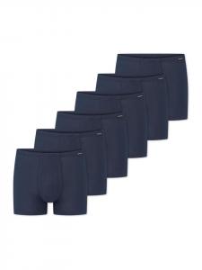 Schiesser Ретро шорты/брюки из хлопка, базовый комплект, темно-синий цвет