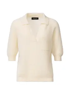 Футболка с воротником и карманом Fabiana Filippi, нейтральный