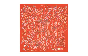 Шелковый платок женский красный HERMES