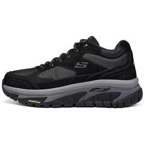 Skechers Мужские низкие походные туфли Outdoor черные - черный/серый, цвет Black/Gray