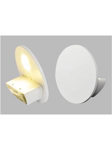 Näve Настенный светодиодный светильник "Стан" белого цвета - Класс энергоэффективности F (от A до G) - Диаметр 14 см