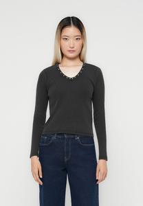 Топ ONLY ONLFANJA V NECK, Black