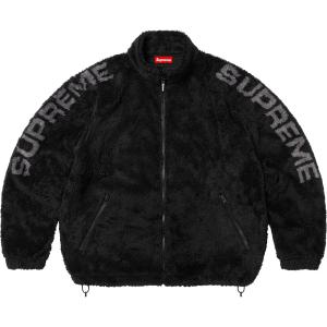 Supreme Толстовка с логотипом на плече, Black