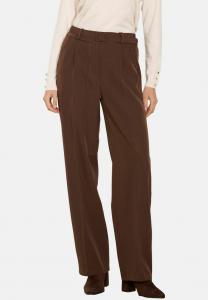 Брюки LolaLiza BELTED WIDE, Brown Dark Chocolate/Brown