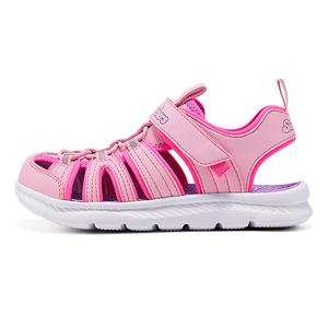 Skechers Kids Износостойкие дышащие нескользящие сандалии low top Pink/Lavender для детей