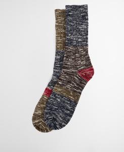 Носки Barbour Monty (2 Pack), оливковый