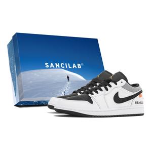 Jordan Кроссовки Air 1 Low-Top Vintage баскетбольные Unisex White Black