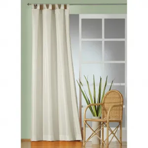 Штора Daria с петлями, 1 шт. Wirth, кремовый