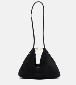 Мини-клатч Scoop из кожи Toteme, Black