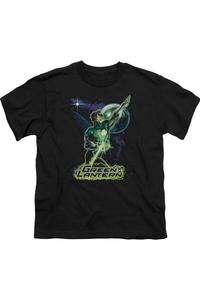 Футболка с коротким рукавом для подростков Justice League of America Hal Galaxy Gildan, черный