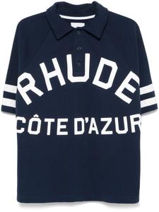 Рубашка поло RHUDE Cote D'Azur, синий