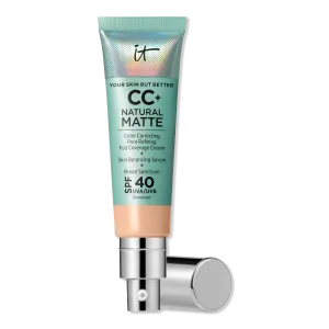 CC+ кремовая натуральная матирующая тональная основа с SPF 40 IT Cosmetics, Light Cool