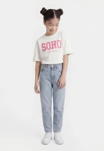 Футболка с принтом kogditta life soho Only Girls, Cloud Dancer