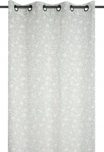 Штора STOF GINNY 140x260 бежевая с цветочным узором Stof