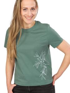 Рубашка Life-Tree Organic Fairwear Olive Branch, бирюзовый