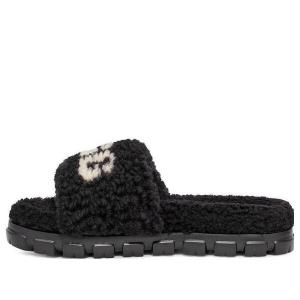 Тапочки cozetta curly graphic 'black' Ugg, черный