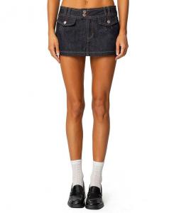 Мини-юбка Rae Denim Edikted, синий