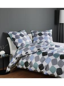 Janine Постельное белье Janine Mako-Satin Cotton Bed Linen JD синего цвета