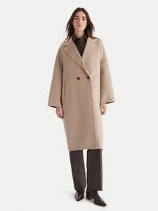 Шерстяное пальто regular fit TF0003 Vicolo, бежевый