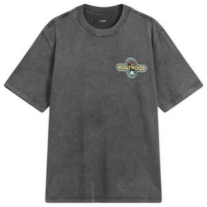 Футболка с голливудским волком Amiri, черный