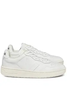 Кожаные кроссовки с V-образным логотипом VEJA, белый