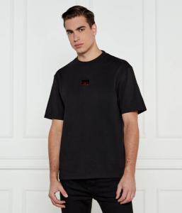 Футболка мужская Hugo Dugojelly свободного кроя, черный