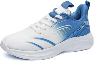 Мужские легкие повседневные кроссовки для бега, удобные спортивные кроссовки для ходьбы, пробежек, путешествий и ежедневной носки, дышащие и прочные Qacksv, синий