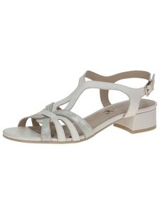Сандалии на плоской подошве Caprice, цвет offwh/silver