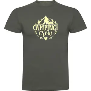 Футболка с коротким рукавом Kruskis Camping Crew, зеленый