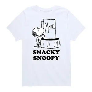 Футболка с принтом "Арахис" и Снупи для мальчиков 8-20 лет Licensed Character, белый