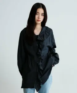 Туника с оборками Jeanasis, цвет Black(09)