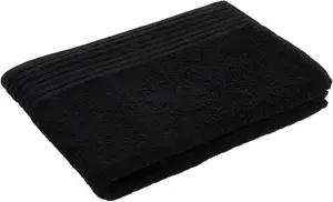 Полотенца Gözze "Гамбург", (2 шт.), в наборе, современные однотонные цвета, со структурированной каймой 50х100 см (2 шт.), черный