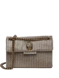 Сумка на плечо с цепочным ремнём Kurt Geiger London, коричневый