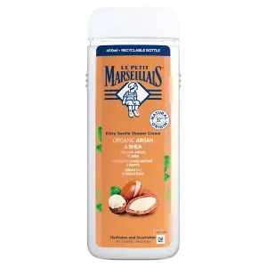 Кремовый гель для душа с аргановым био и маслом ши, 400 мл Le Petit Marseillais