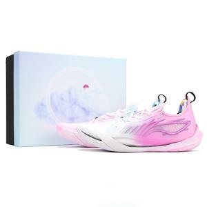 Sonic 13 нескользящие баскетбольные кроссовки с амортизацией и поддержкой мужские low top LINING, розовый