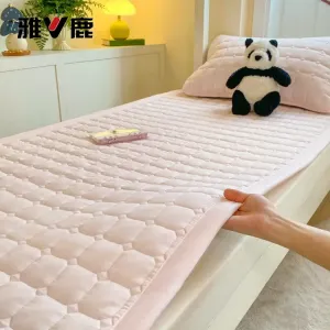 Yalu Наматрасник из хлопка 150х200 см, антибактериальный, антиклещевой, дышащий, цвет Jade White