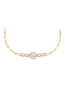 Faina Женский браслет из розового золота, украшенный кристаллами