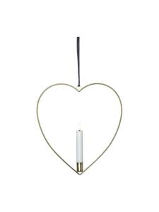 STAR Trading Светодиодная декорация «Пламенное сердце» с рамкой в форме сердца, батарейка + таймер, мигание