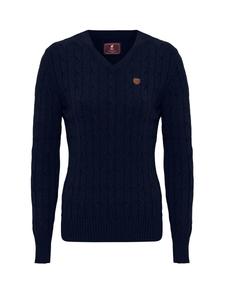 Тонкий вязаный свитер Williot Sweater, темно-синий