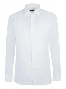 Рубашка с длинными рукавами Zegna, белый